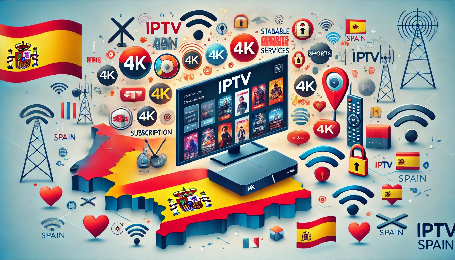 Servicios IPTV en España: Calidad HD y Estable